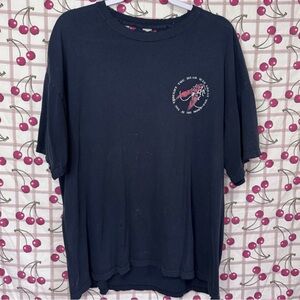 Men's Bourbon Street New Orleans Distressed Navy Graphic Tee